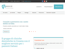 Tablet Screenshot of croaziadentista.it